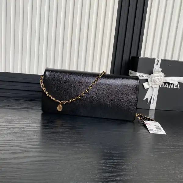 CHANEL FLAP BAG -15.5×32.5×5CM