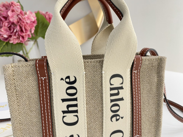 HOT SALE Chloe Mini Woody tote bag-20*14*6cm