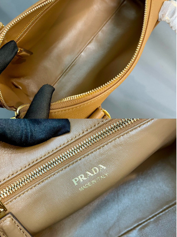 HOT SALE Prada Re-Nylon medium top-handle bag with padlock