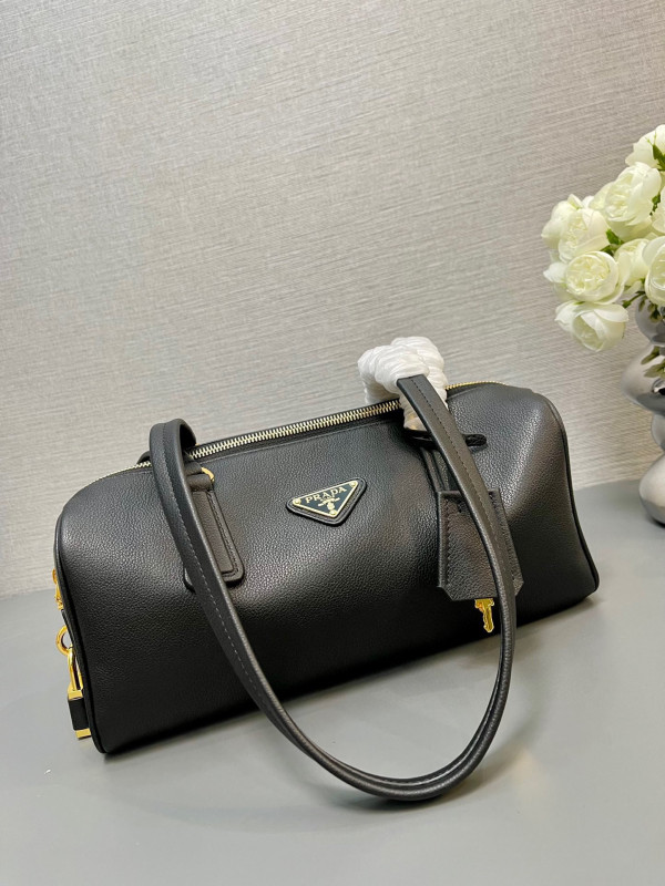 HOT SALE Prada Re-Nylon medium top-handle bag with padlock