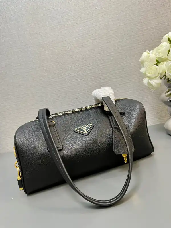 Prada Re-Nylon medium top-handle bag with padlock