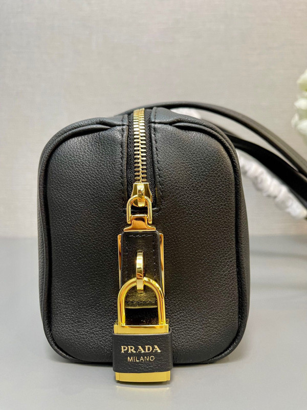 HOT SALE Prada Re-Nylon medium top-handle bag with padlock