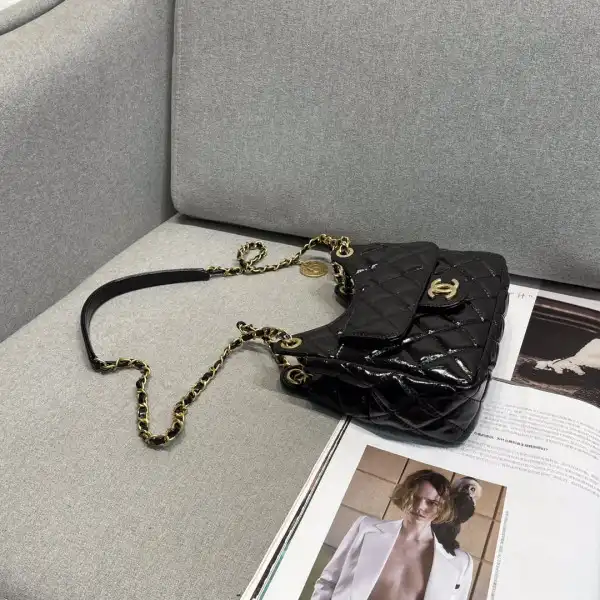 First bag ru CHANEL HOBO HANDBAG-17*19*6cm