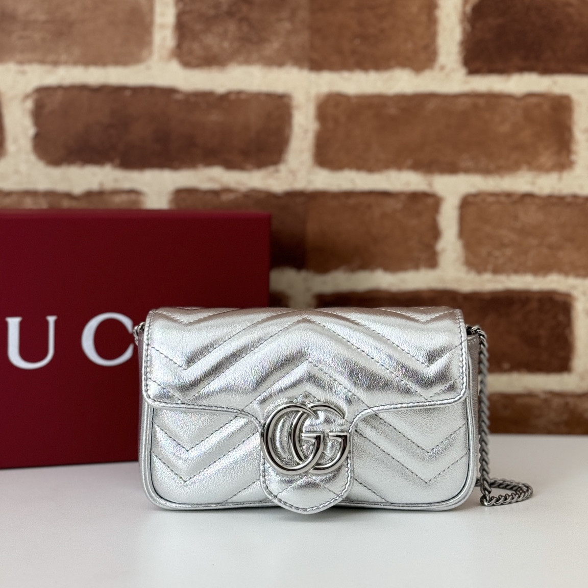 HOT SALE GUCCI GG Marmont super mini bag