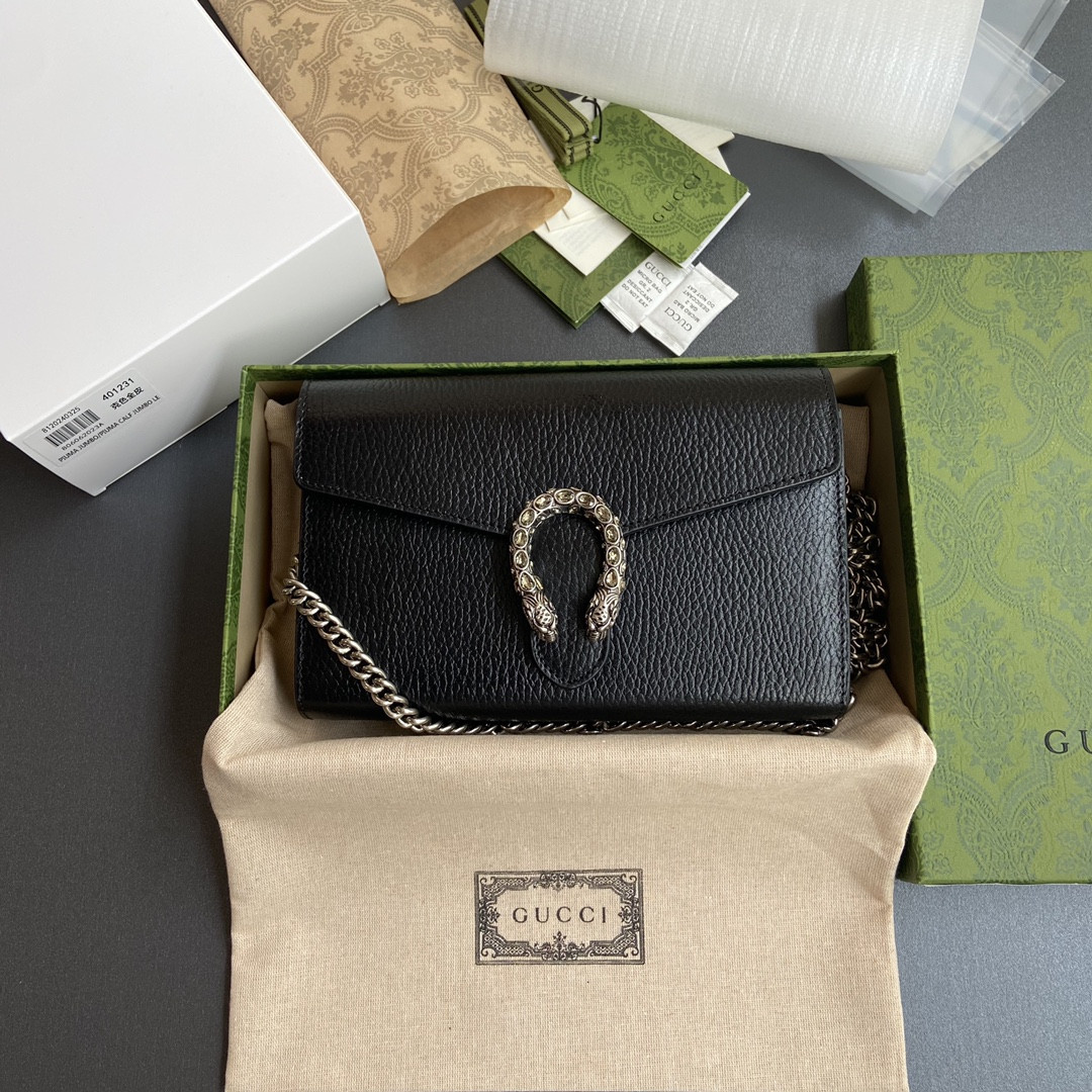 HOT SALE Gucci Dionysus mini leather chain bag