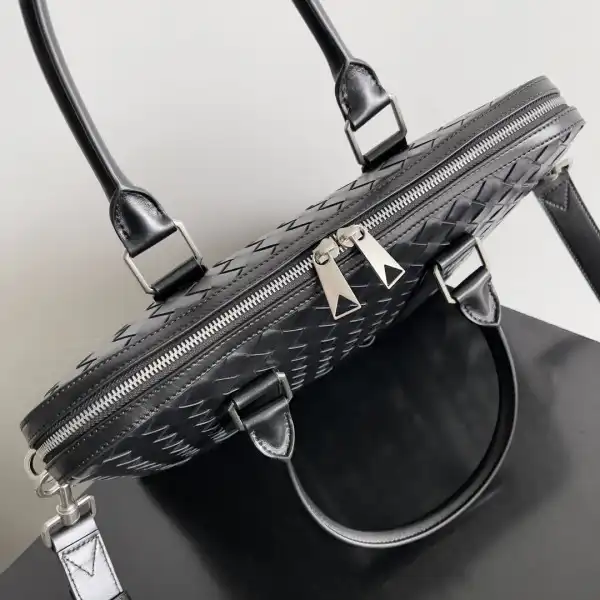 Bottega Veneta Slim Intrecciato Briefcase