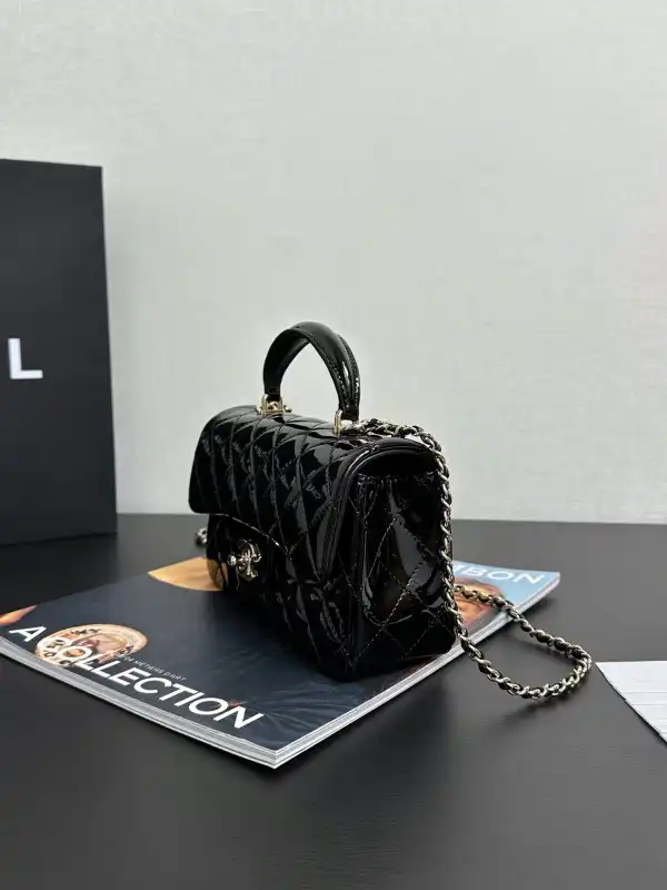 CHANEL Mini CHANELassic Handbag With Top Handle