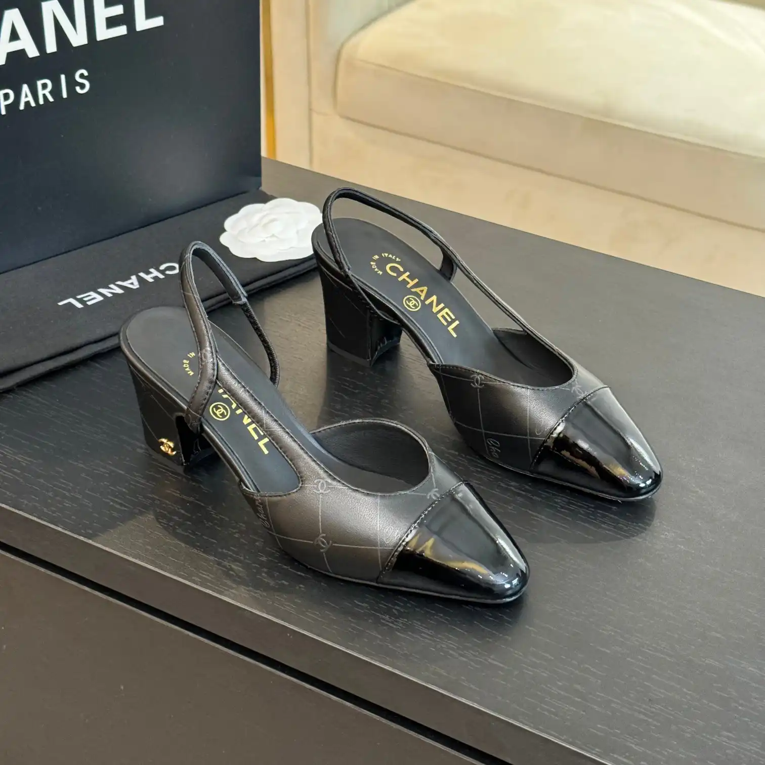 CHANEL SLING BACK -2.5CM