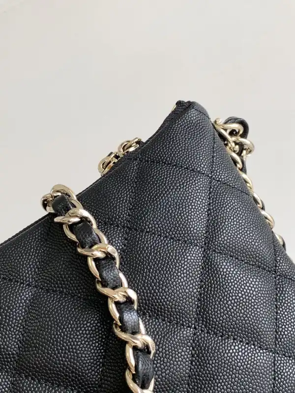 CHANEL HOBO HANDBAG-19x 24.5 x 9cm