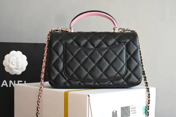 First bag ru CHANEL FLAP BAG WITH TOP HANDLE-20*12*6cm