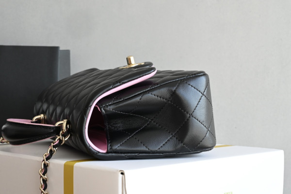 HOT SALE CL FLAP BAG WITH TOP HANDLE-20*12*6cm