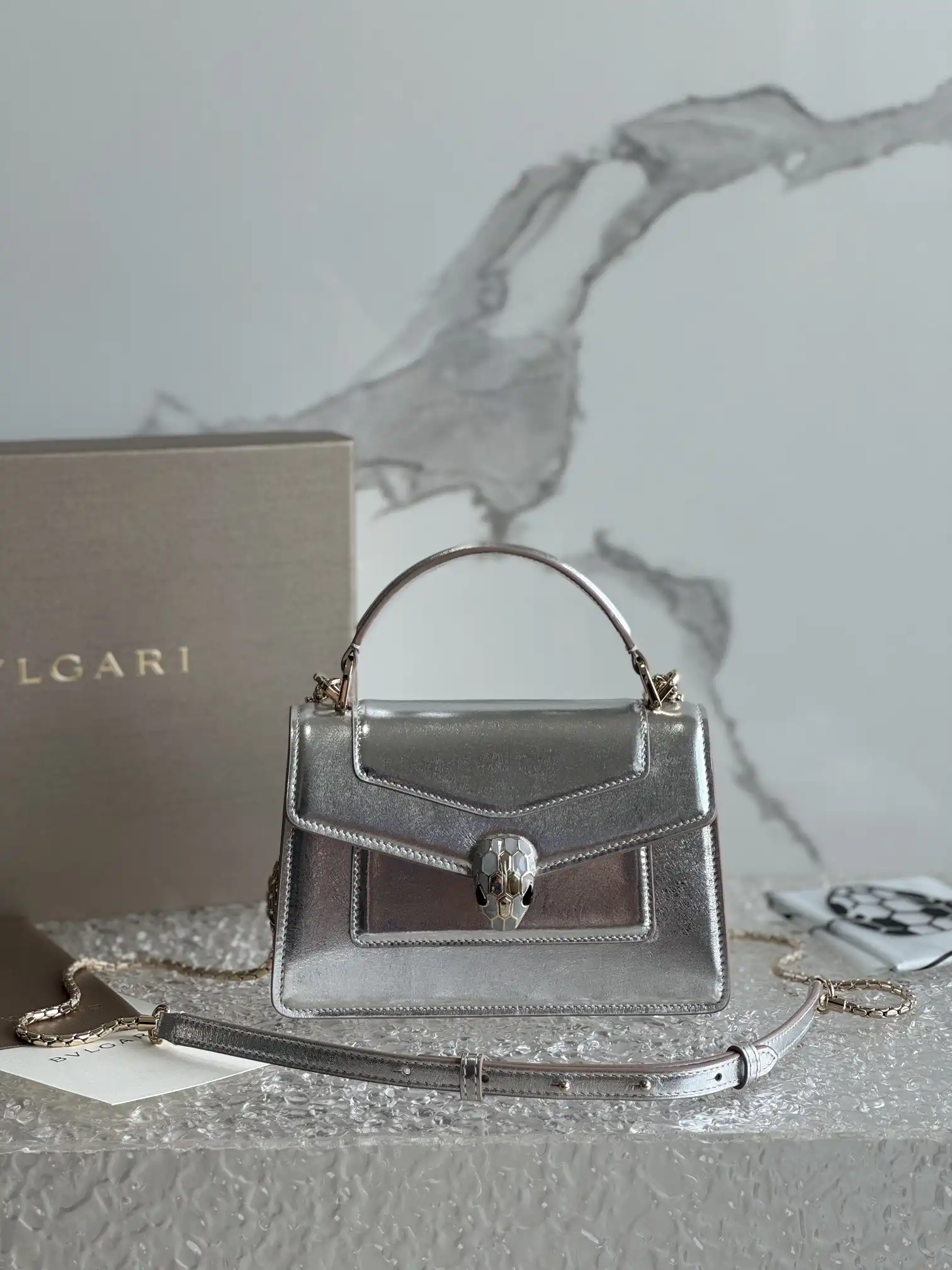 BVLGARI SERPENTI FOREVER MINI TOP HANDLE