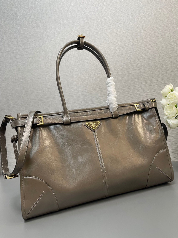 HOT SALE Prada Large leather handbag