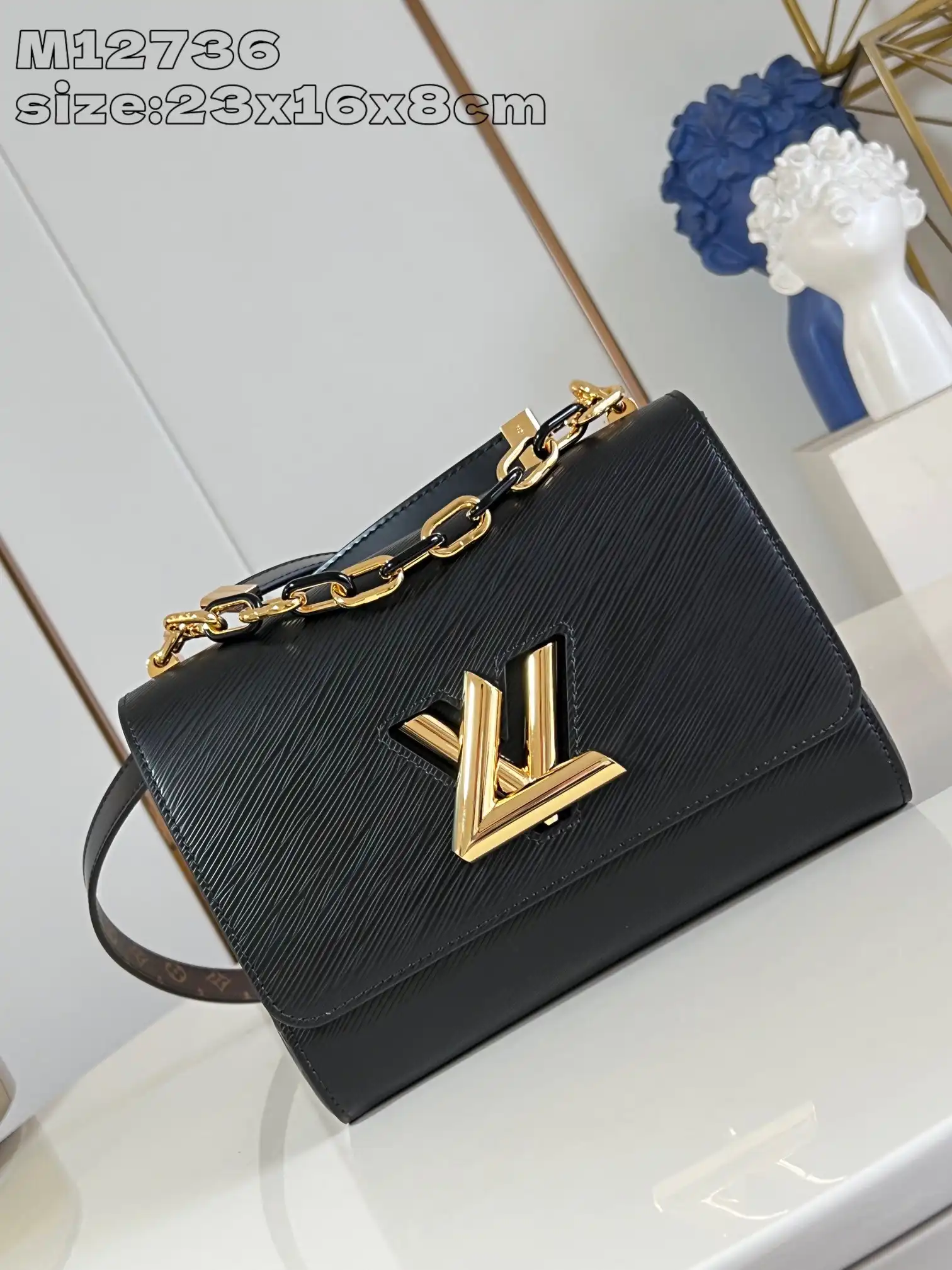 Aaa replica ru LOUIS VUITTON TWIST MM-23*17*9.5CM