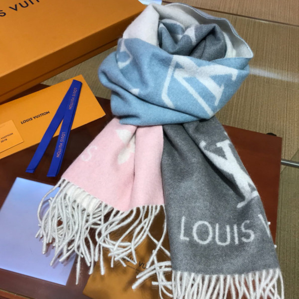 HOT SALE LOUIS VUITTON REYKJAVIK GRADIENT SCARF