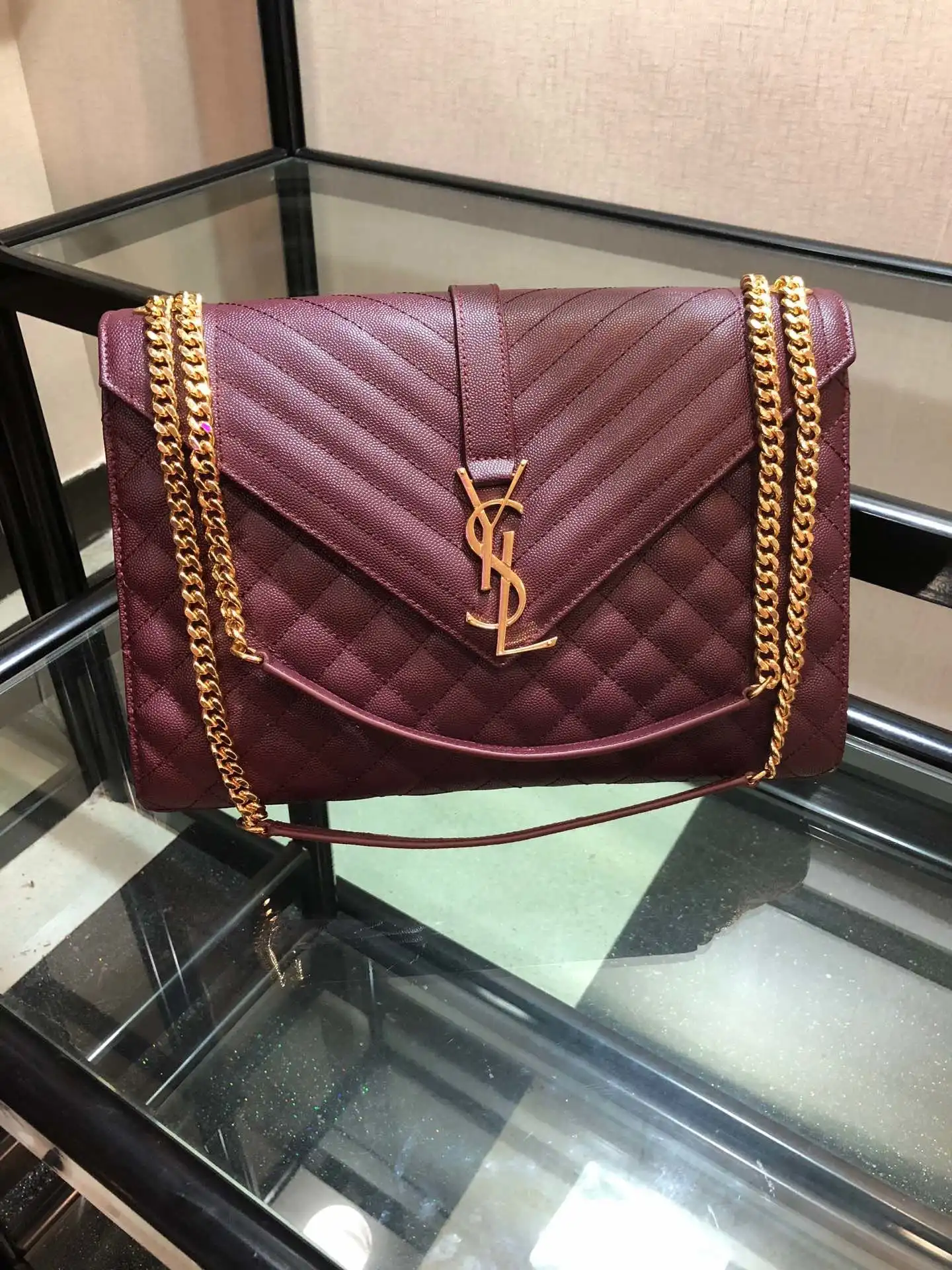 YSL ENVELOPE LARGE BAG