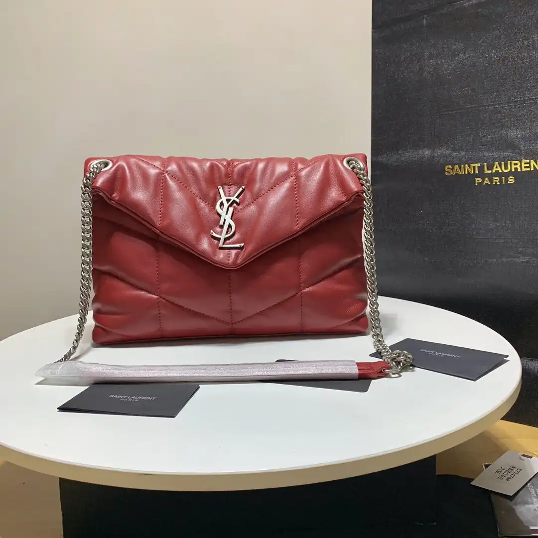 YSL PUFFER BAG SMALL MEDIUM