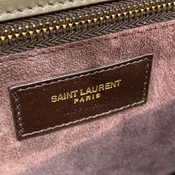 HOT SALE YSL LOULOU CARRE SATCHEL IN SMOOTH LEATHER