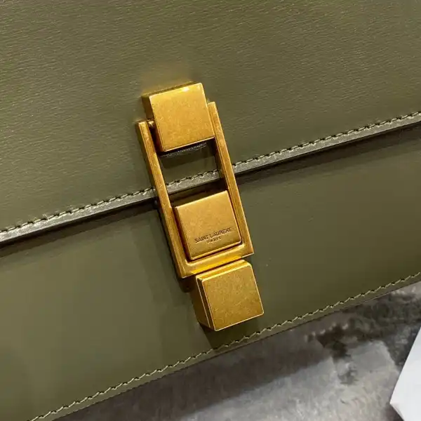 Repzbay REP YSL LOULOU CARRE SATCHEL IN SMOOTH LEATHER