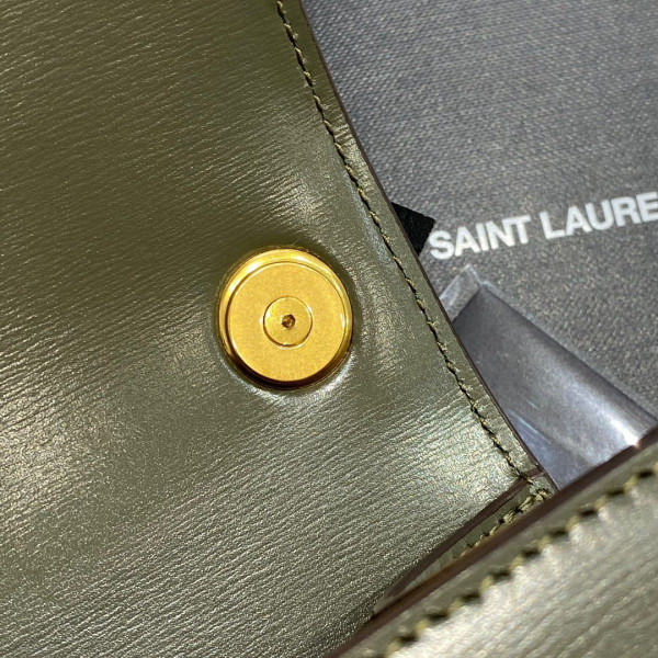 HOT SALE YSL LOULOU CARRE SATCHEL IN SMOOTH LEATHER