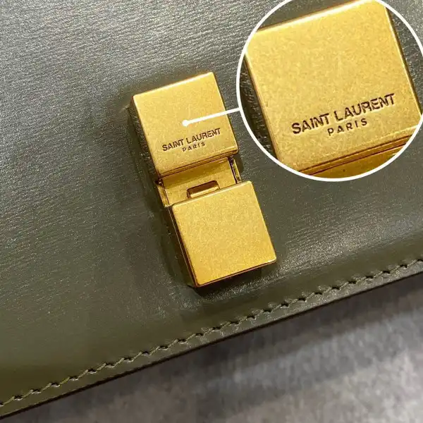 Repzbay REP YSL LOULOU CARRE SATCHEL IN SMOOTH LEATHER