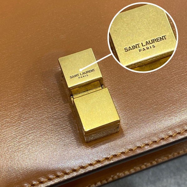 HOT SALE YSL LOULOU CARRE SATCHEL IN SMOOTH LEATHER