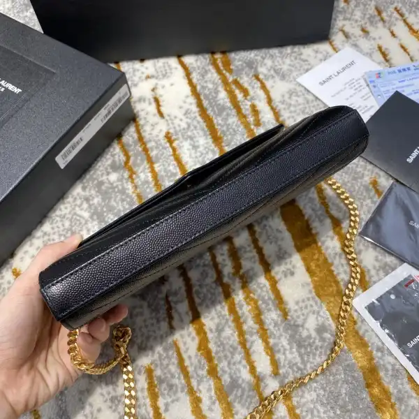 YSL CASSANDRE MATELASSÉ CHAIN WALLET