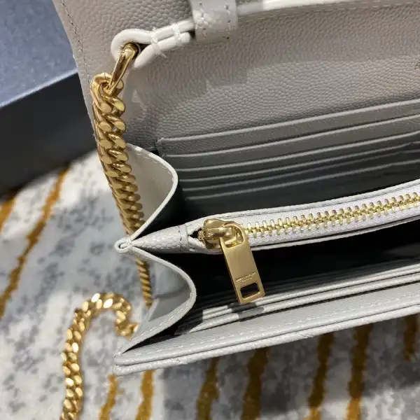 Bagsoffer yupoo YSL CASSANDRE MATELASSÉ CHAIN WALLET