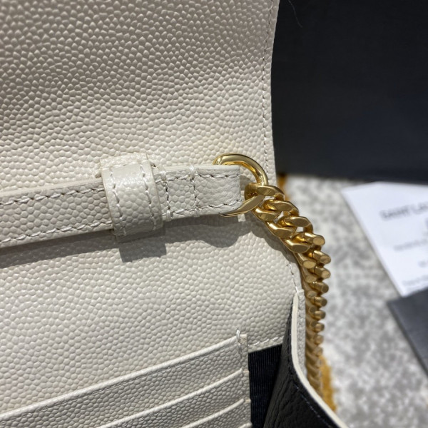 HOT SALE YSL CASSANDRE MATELASSÉ CHAIN WALLET