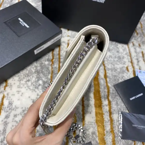 YSL CASSANDRE MATELASSÉ CHAIN WALLET