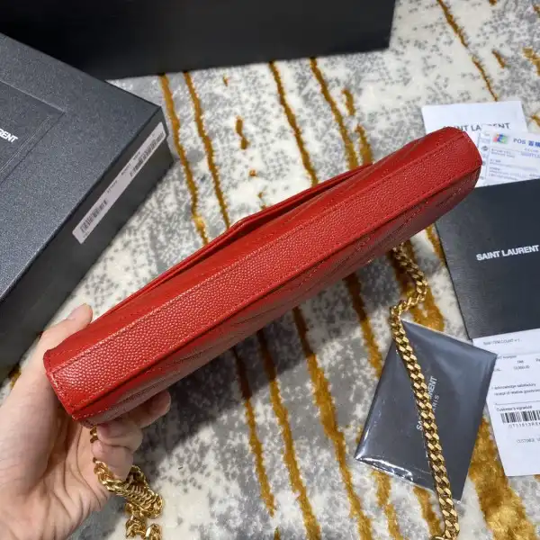 Yupoo bagsoffer YSL CASSANDRE MATELASSÉ CHAIN WALLET