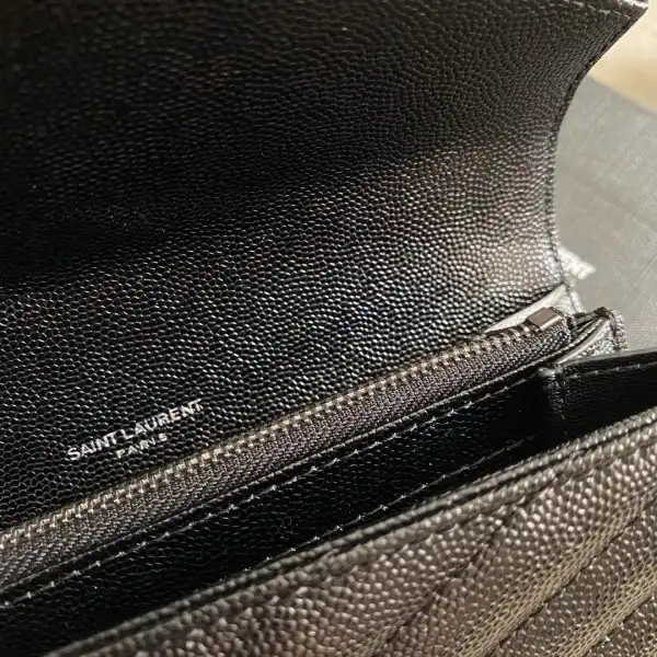 YSL MONOGRAM LARGE FLAP WALLET