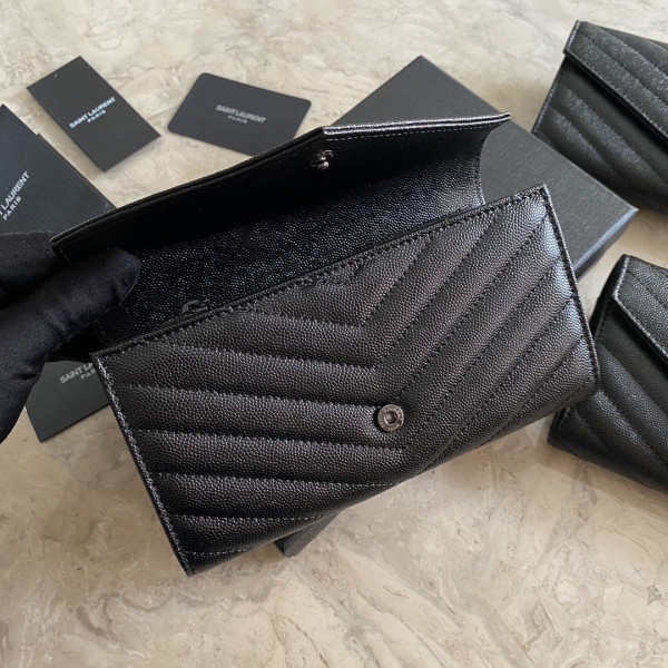 HOT SALE YSL MONOGRAM LARGE FLAP WALLET