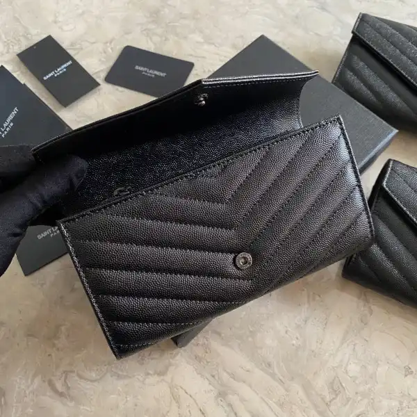 YSL MONOGRAM LARGE FLAP WALLET