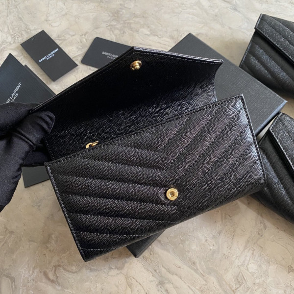 HOT SALE YSL MONOGRAM LARGE FLAP WALLET