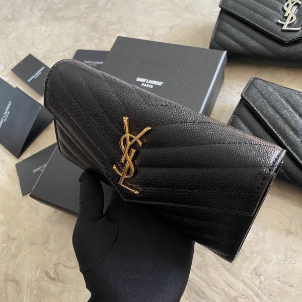 HOT SALE YSL MONOGRAM LARGE FLAP WALLET