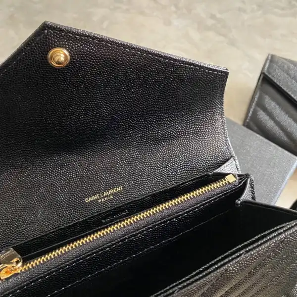 YSL MONOGRAM LARGE FLAP WALLET