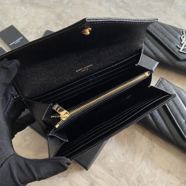 HOT SALE YSL MONOGRAM LARGE FLAP WALLET