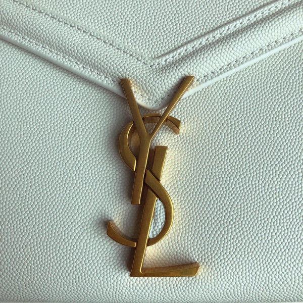 HOT SALE YSL CASSANDRA MINI TOP HANDLE BAG IN GRAIN DE POUDRE EMBOSSED LEATHER