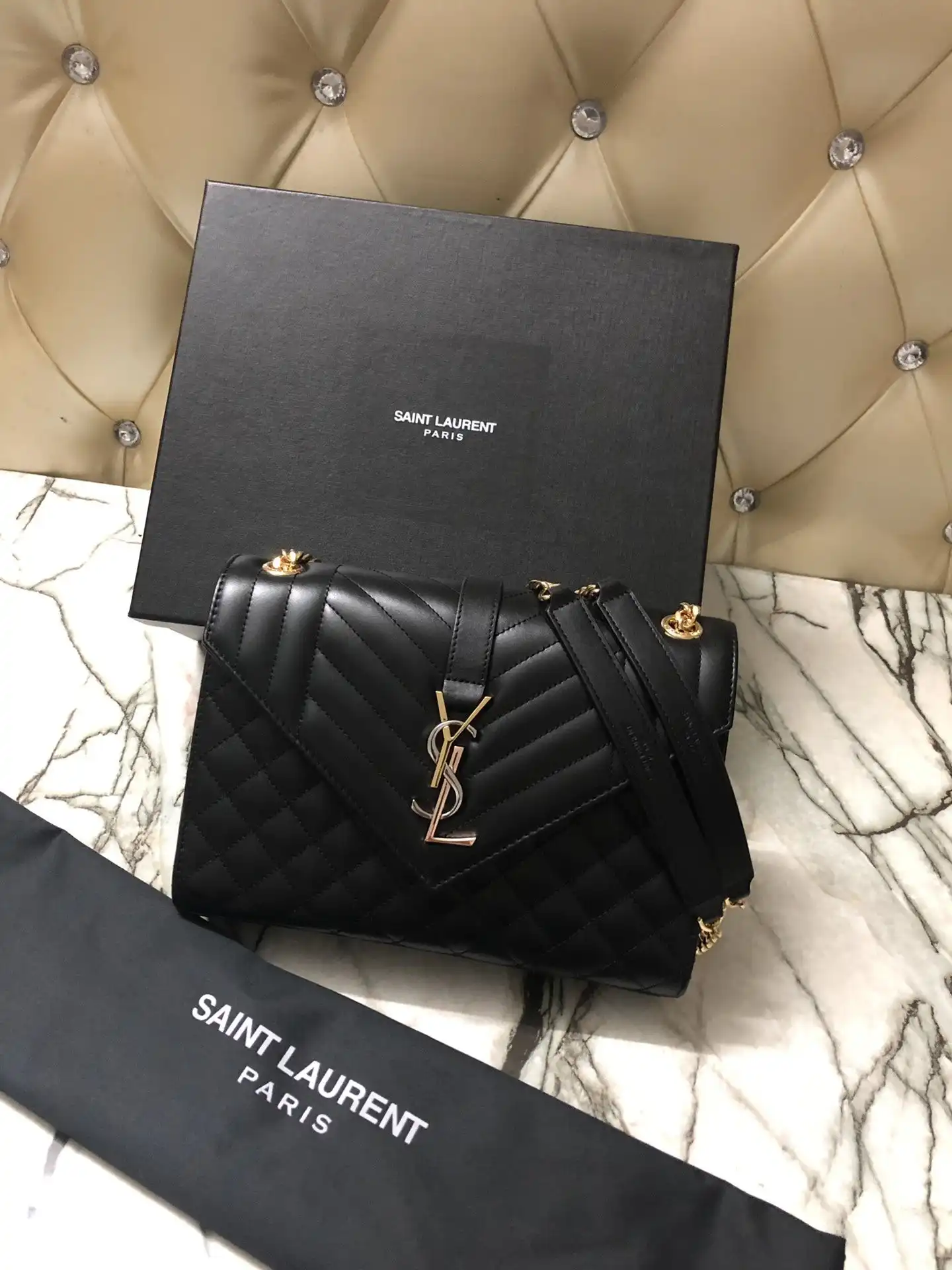 YSL ENVELOPE MEDIUM BAG