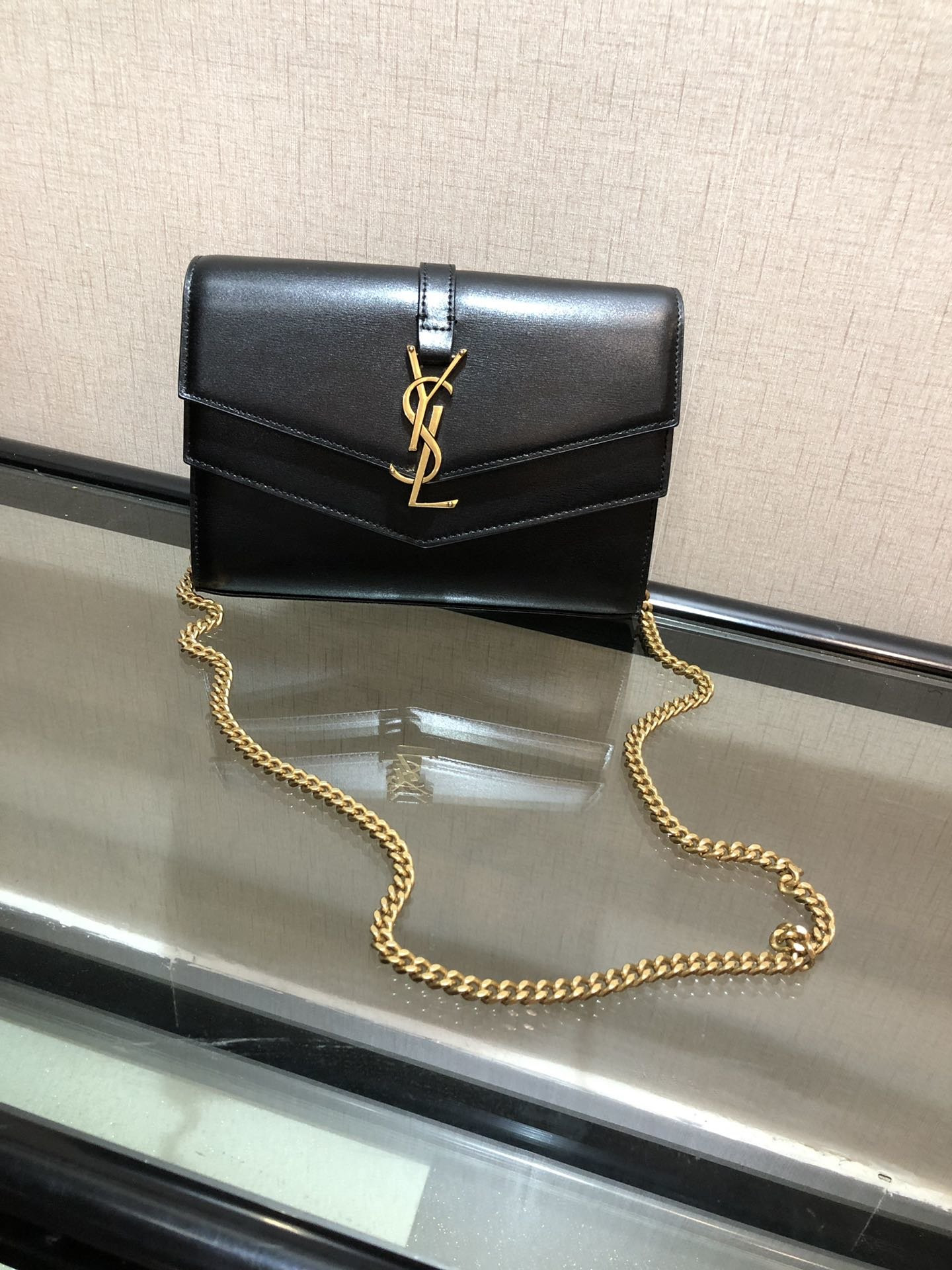 HOT SALE YSL MEDIUM SULPICE CHAIN WALLET