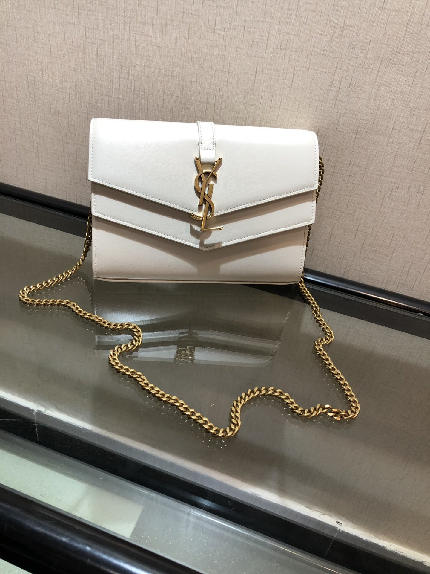 HOT SALE YSL MEDIUM SULPICE CHAIN WALLET