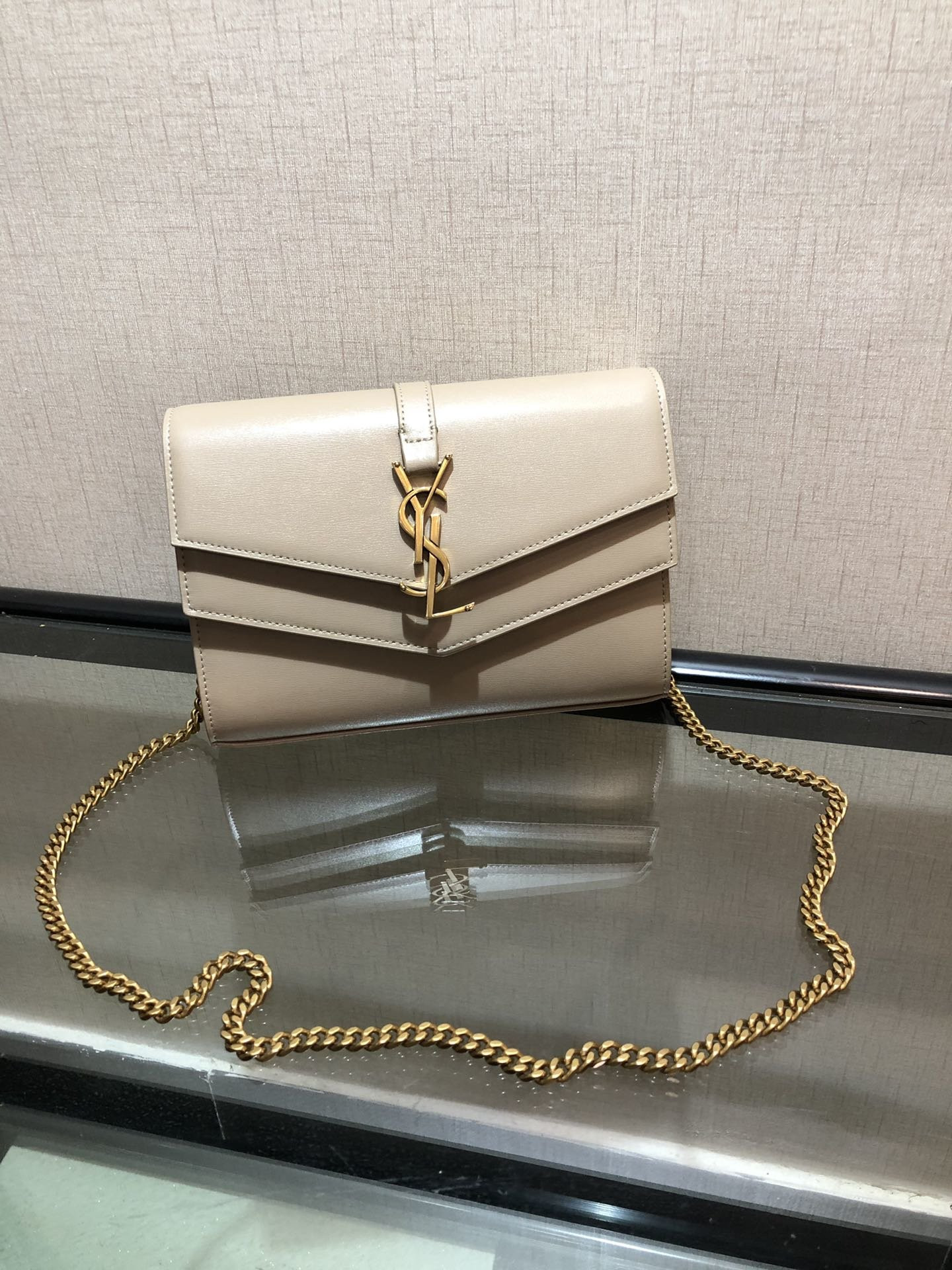 HOT SALE YSL MEDIUM SULPICE CHAIN WALLET