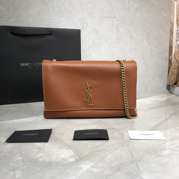 HOT SALE YSL KATE MEDIUM REVERSIBLE IN SUEDE AND SMOOTH LEATHER