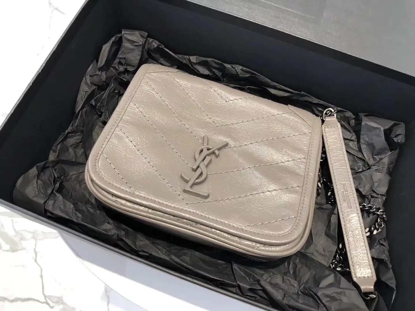 REP YSL NIKI CHAIN WALLET