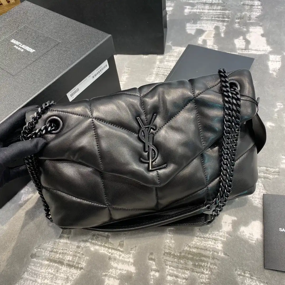 YSL PUFFER SMALL CHAIN BAG