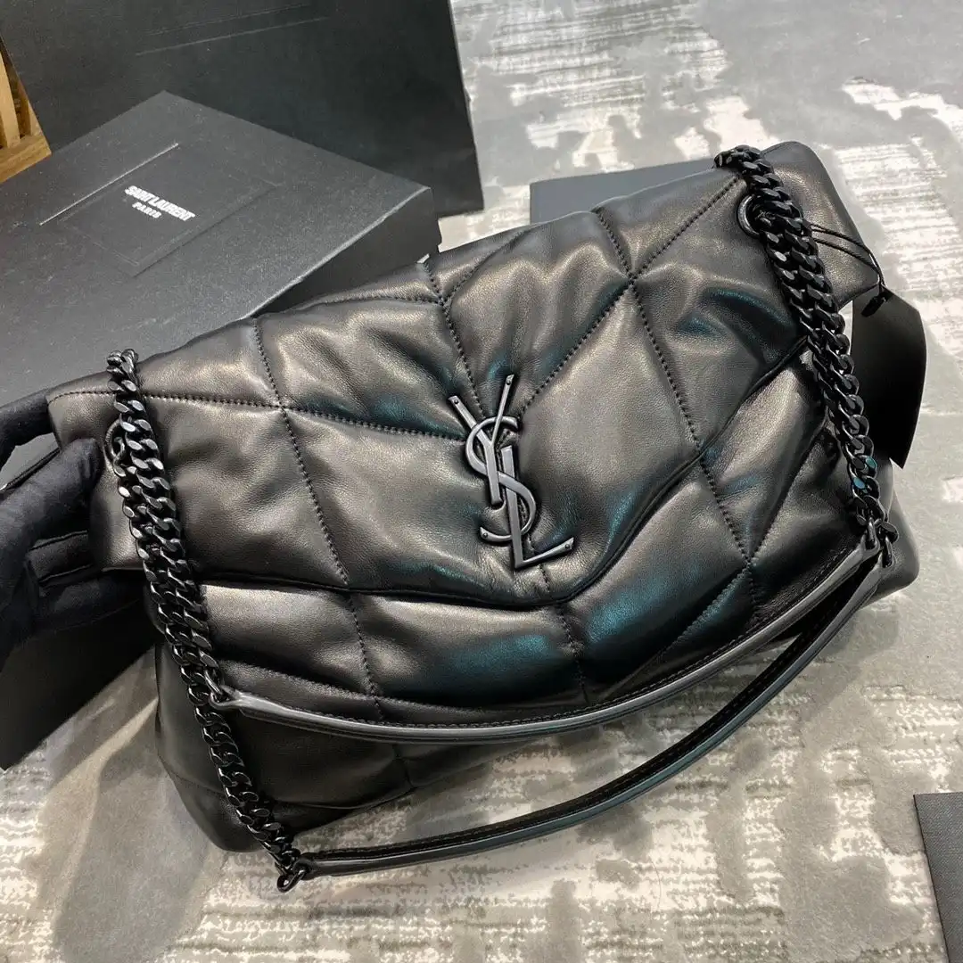 REP YSL PUFFER MEDIUM CHAIN BAG