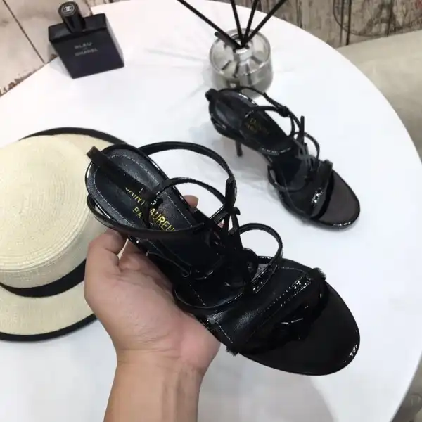 First bag ru YSL CASSANDRA PLATFORM SANDALS IN PATENT LEATHER