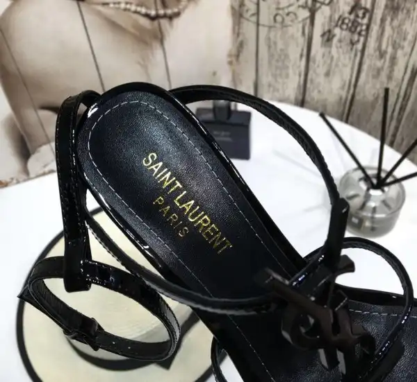 First bag ru YSL CASSANDRA PLATFORM SANDALS IN PATENT LEATHER