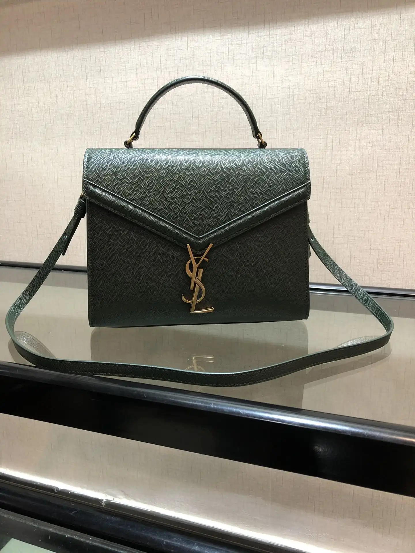 First bag ru YSL CASSANDRA MEDIUM TOP HANDLE BAG